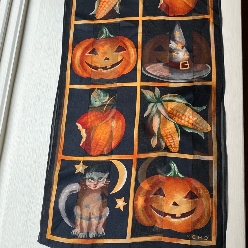 Echo Halloween Silk Scarf - Picture 3 of 6